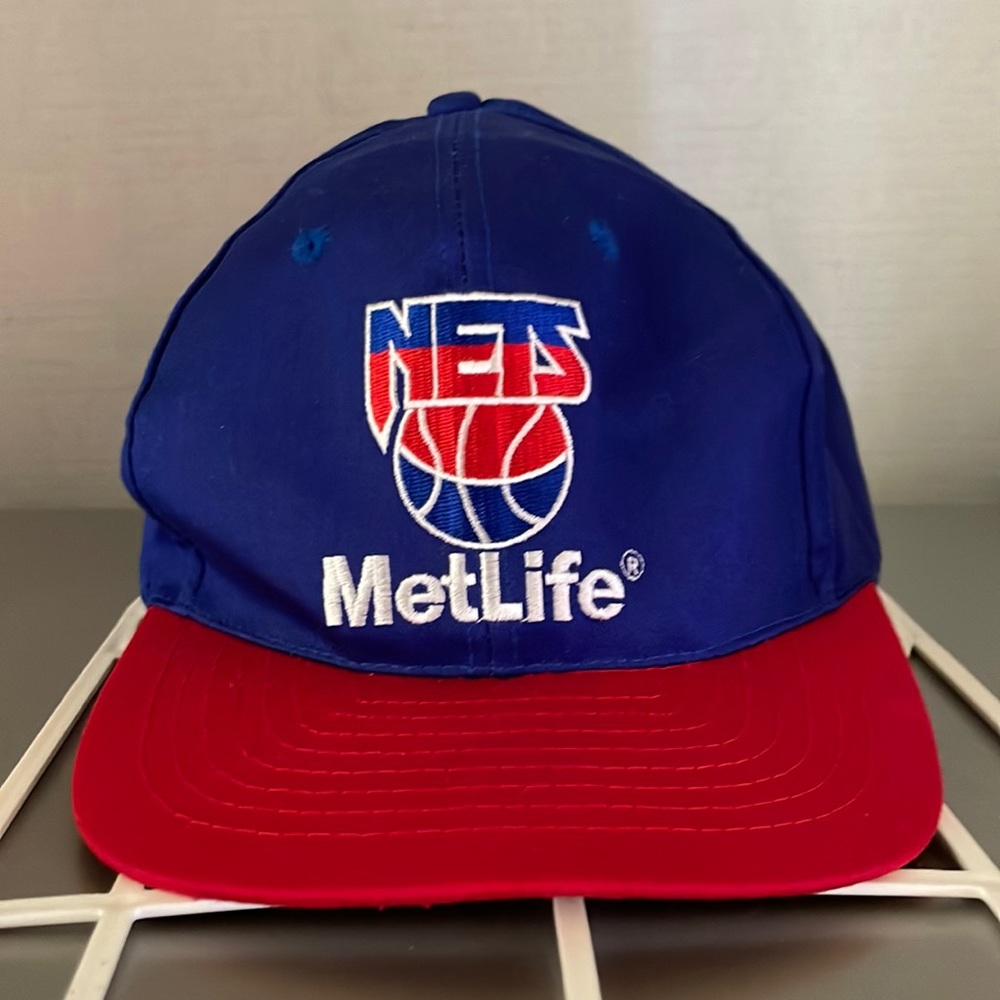 Rare NJ Nets SnapBack Baseball Cap